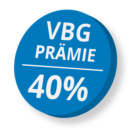 VBG Prämie | 40%